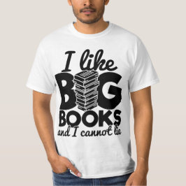 Camiseta Eu Gosto De Grandes Livros E Não Posso Mentir Lend