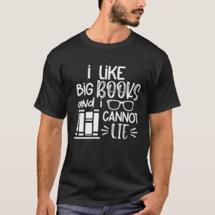 Camiseta Eu Gosto De Grandes Livros E Não Posso Mentir Livr