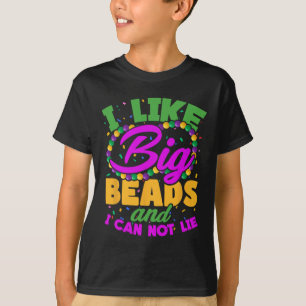 Camiseta Eu Gosto De Grandes Miçangas E Não Posso Mentir Ma