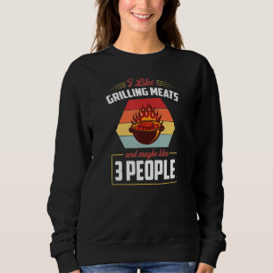Camiseta Eu Gosto de Grelhar Carnes E Talvez Goste de 3 Pes