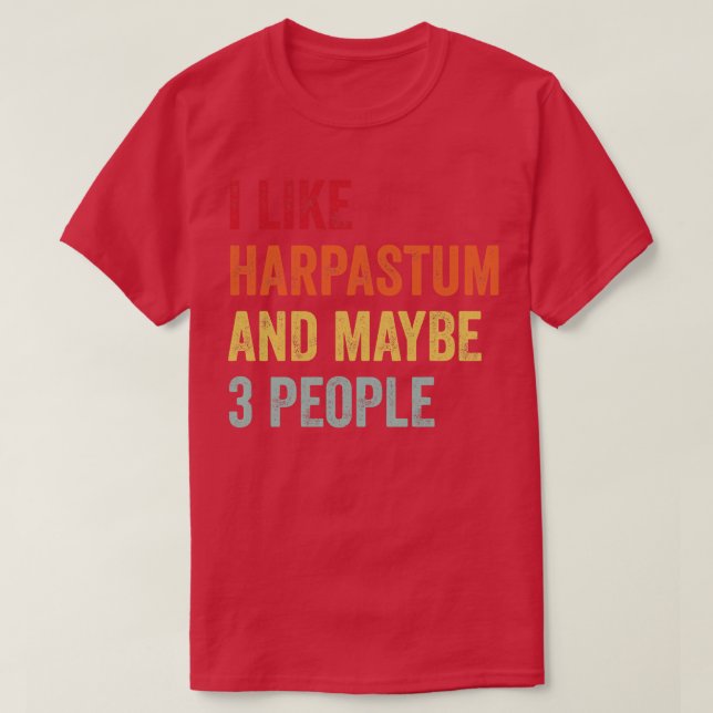 Camiseta Eu Gosto De Harpastum Talvez 3 Pessoas (Frente do Design)