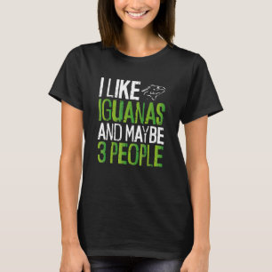 Camiseta Eu Gosto De Iguanas Talvez Pessoas, Proprietário D