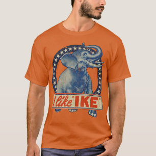 Camiseta Eu Gosto De Ike Elephant 1952