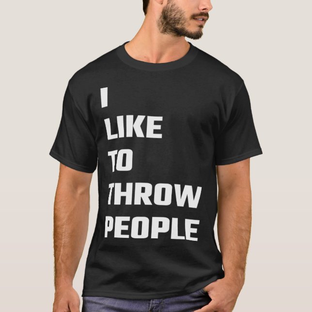 Camiseta Eu Gosto De Jogar Pessoas De Barriga De Barriga. (Frente)