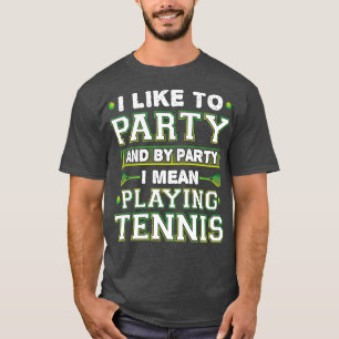 Camiseta Eu Gosto De Jogar Tênis