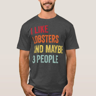 Camiseta Eu Gosto De Lagosta Talvez 3 Pessoas