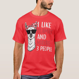Camiseta Eu Gosto De Lamas E Talvez De Três Pessoas De Lama