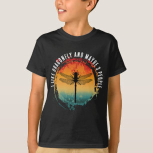 CAMISETA EU GOSTO DE LIBÉLULA E MAIS OU MENOS 3 PESSOAS