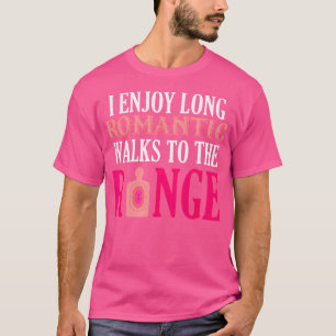 Camiseta Eu Gosto De Longas Caminhadas Românticas Para O Pr