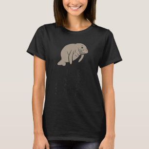 Camiseta Eu Gosto De Manatins E Talvez Como 3 Pessoas De Ma