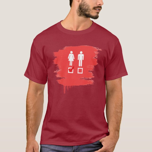 Camiseta Eu gosto de meninas (Frente)