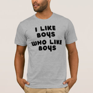 CAMISETA EU GOSTO DE MENINOS QUE GOSTAM DE MENINOS