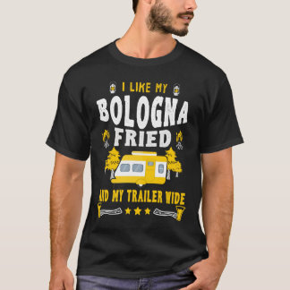Camiseta Eu gosto de minha Bolonha fritado e de meu reboque