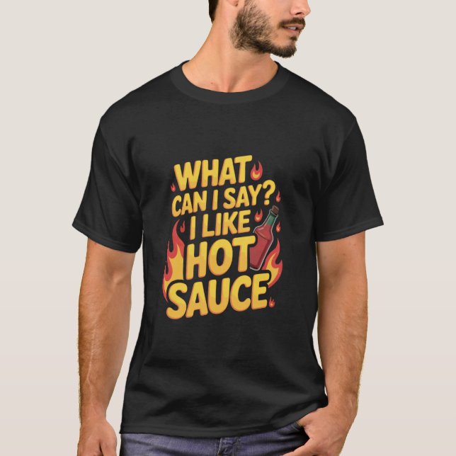 Camiseta Eu Gosto de Molho Picante Amante de Comida Apiment (Frente)