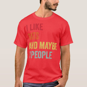 Camiseta Eu Gosto De Morcegos Talvez 3 Pessoas