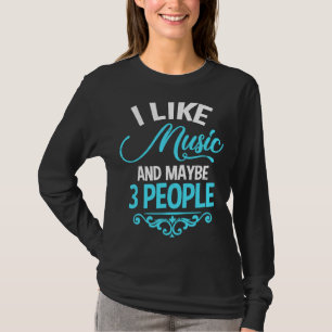Camiseta Eu Gosto De Música E Talvez 3 Guitaristas De Pesso