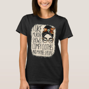 Camiseta Eu Gosto De Óculos De Assassinato E 3 Pessoas De R