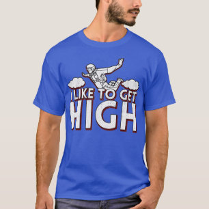 Camiseta Eu Gosto De Paraquedas De Alta Paraquedismo 1