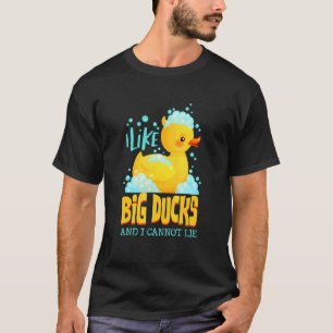 Camiseta Eu Gosto De Pato Grande E Não Posso Mentir Pato De