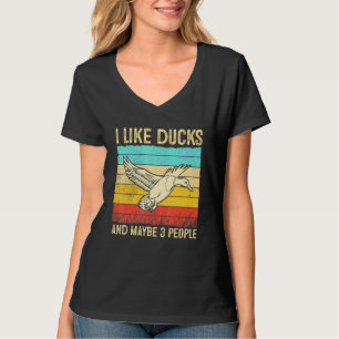 Camiseta Eu Gosto de Patos E Talvez Goste de 3 Pessoas Faze