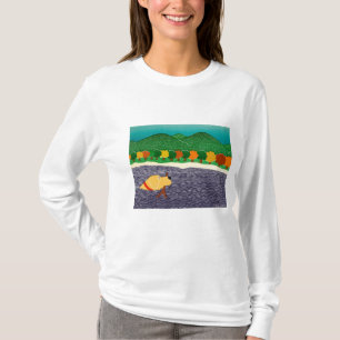 Camiseta Eu gosto de paus-Autumn em Vermont-Stephen Huneck