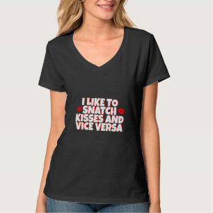 Camiseta Eu Gosto De Pegar Kisses E Vice-Versa - Premium