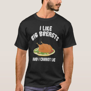 Camiseta Eu Gosto De Peitos Grandes E Não Posso Mentir Q De