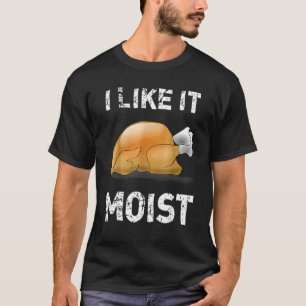 Camiseta Eu Gosto de Peru de Ação de Grças Úmido