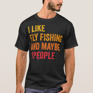 Camiseta Eu Gosto De Pescar Voo Talvez 3 Pessoas