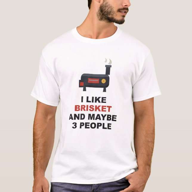 Camiseta Eu Gosto de Picanha e Talvez 3 Pessoas (Frente)