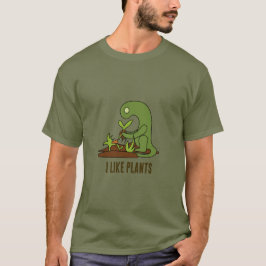 Camiseta Eu gosto de plantas