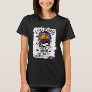 Camiseta Eu Gosto De Programas De Assassinato Que Compõem R