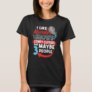 Camiseta Eu Gosto de Programas de Assassinato Roupas Confor