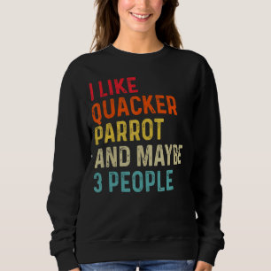 Camiseta Eu Gosto De Quacker Parrot E Talvez 3 Pessoas Retr