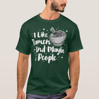Camiseta Eu Gosto De Ramen E Talvez 3 Pessoas, Anime Legal