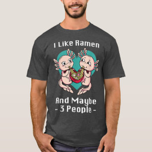 Camiseta Eu Gosto De Ramen E Talvez 3 Pessoas De Animação J