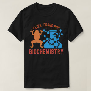 Camiseta Eu Gosto de Rãs e Bioquímica