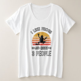 Camiseta Eu Gosto De Sapos E Talvez De 3 Pessoas | Melhor o