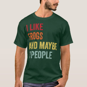 Camiseta Eu Gosto De Sapos Talvez 3 Pessoas