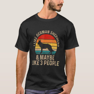 Camiseta Eu Gosto De Semear Meu Cachorro E Talvez Três Pess