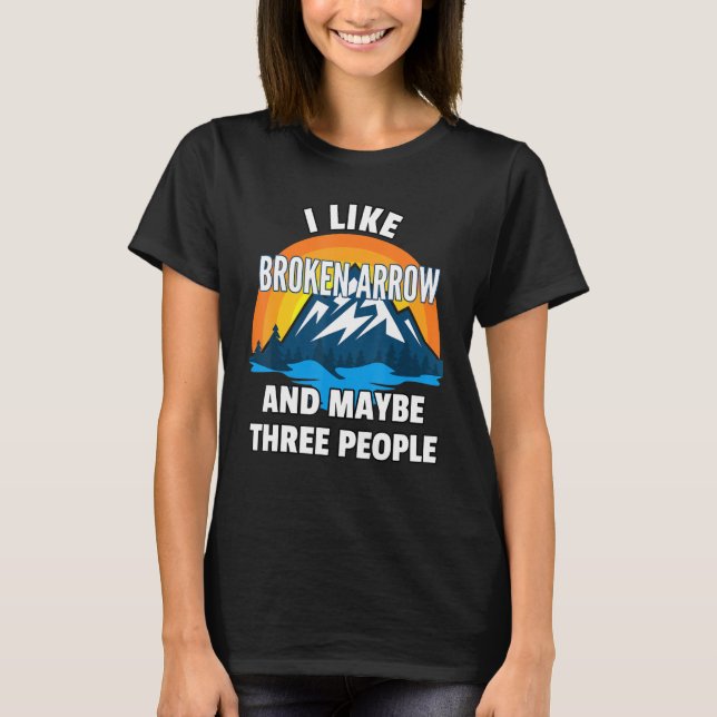 Camiseta Eu Gosto De Seta Quebrada E Talvez Três Pessoas (Frente)