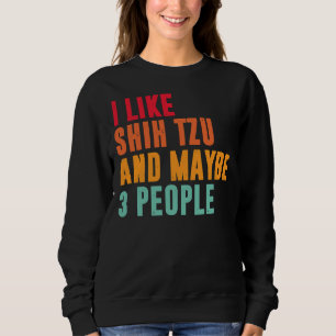 Camiseta Eu Gosto De Shih Tzu E Talvez 3 Pessoas Shih Tzu P