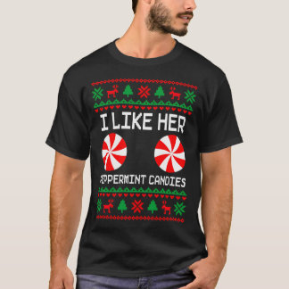 Camiseta Eu Gosto De Sua Pepperminta Candies Engraçado Casa
