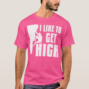 Camiseta Eu Gosto De Subir Montanha Climática De Alto Rock
