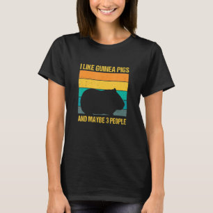 Camiseta Eu Gosto De Suínos De Guiné E Talvez De Três Anima