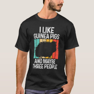 Camiseta Eu Gosto De Suínos De Guiné E Talvez De Três Anima
