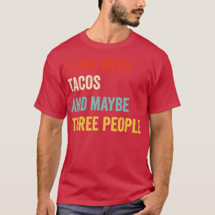 Camiseta Eu Gosto De Tacos De Cerveja