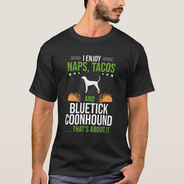 Camiseta Eu gosto de tacos e amor de cachorro-quente (Frente)