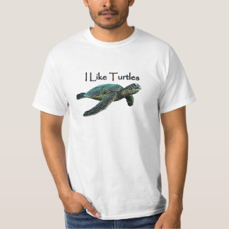 Camiseta Eu gosto de tartarugas