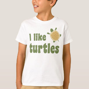 Camiseta Eu gosto de tartarugas
